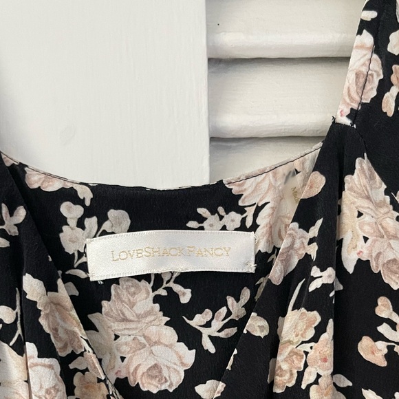 LOVESHACKFANCY Angie Dress in Almond Cookie - Picture 8 of 11